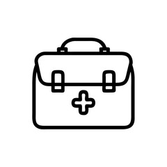 Icon of a doctorchest / first aid kit
