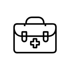 Icon of a doctorchest / first aid kit