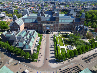 Rijksmuseum in 4K: Stunning Drone Footage of Dutch Architectural Grandeur.