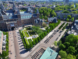 Rijksmuseum in 4K: Stunning Drone Footage of Dutch Architectural Grandeur.