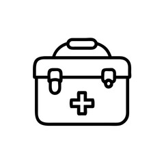 Icon of a doctorchest / first aid kit