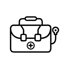 Icon of a doctorchest / first aid kit
