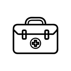 Icon of a doctorchest / first aid kit