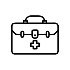 Icon of a doctorchest / first aid kit