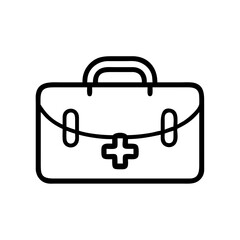 Icon of a doctorchest / first aid kit
