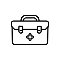 Icon of a doctorchest / first aid kit