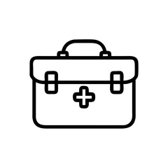 Icon of a doctorchest / first aid kit