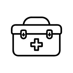 Icon of a doctorchest / first aid kit