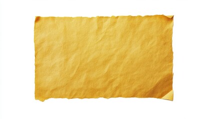 Obraz premium Aged, yellowed paper fragment