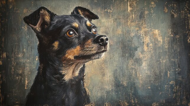 Portrait of a dog