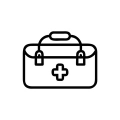 Icon of a doctorchest / first aid kit