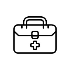 Icon of a doctorchest / first aid kit