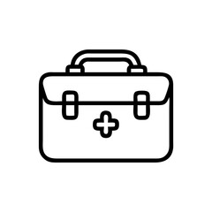 Icon of a doctorchest / first aid kit