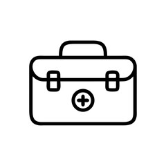 Icon of a doctorchest / first aid kit