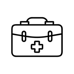 Icon of a doctorchest / first aid kit
