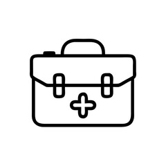 Icon of a doctorchest / first aid kit