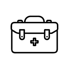 Icon of a doctorchest / first aid kit