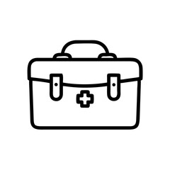 Icon of a doctorchest / first aid kit