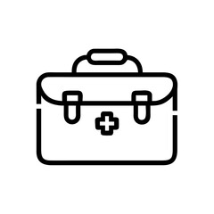 Icon of a doctorchest / first aid kit