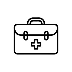Icon of a doctorchest / first aid kit
