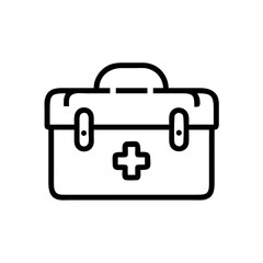 Icon of a doctorchest / first aid kit