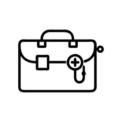 Icon of a doctorchest / first aid kit