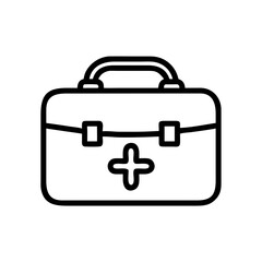 Icon of a doctorchest / first aid kit
