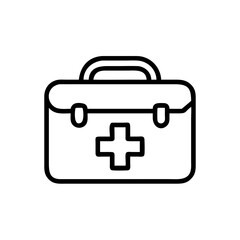 Icon of a doctorchest / first aid kit