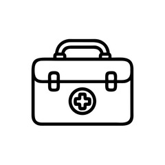 Icon of a doctorchest / first aid kit