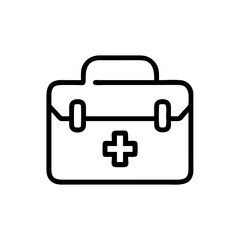 Icon of a doctorchest / first aid kit