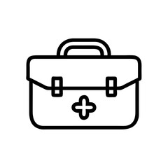 Icon of a doctorchest / first aid kit