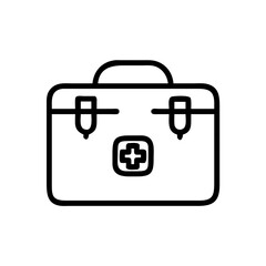 Icon of a doctorchest / first aid kit
