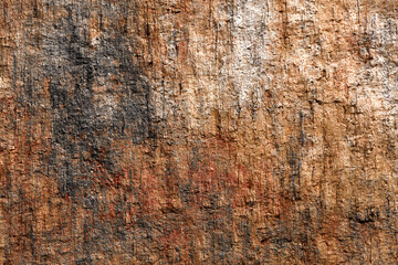 Texture of the Earth: A close-up view reveals the intricate texture of a weathered surface, showcasing the raw, natural beauty and the passage of time.