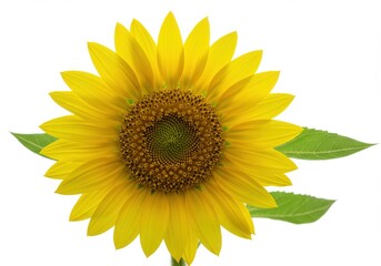 Fototapeta premium Isolated sunflower blossom close up