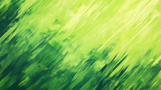 Abstract green diagonal lines background creates a dynamic and vibrant visual effect. [Crystalline Wilderness] | Radiant Undergrowth | glowing green. Illustration