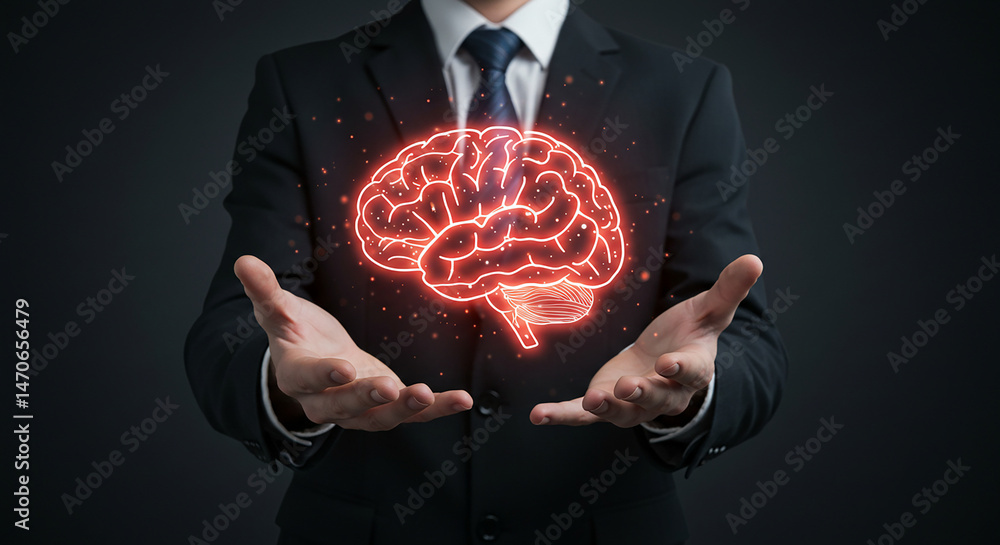 Poster business intelligence brainpower success strategy real estate business ,technology ,selling ,purchas