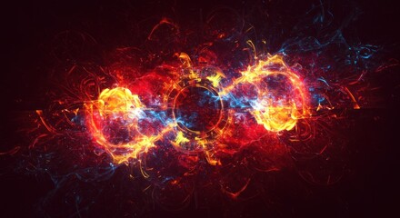 Fototapeta premium Abstract Energy Field - Illustration
