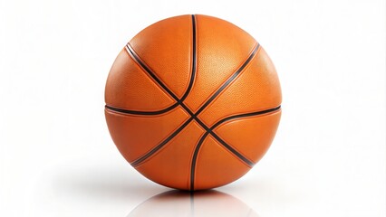 Obraz premium Orange Basketball Isolated on White Background 