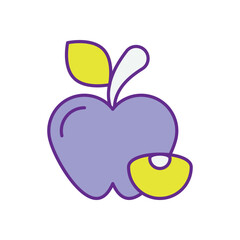 Apple vector icons stock illustration