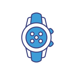 Smartwatch vector icons stock illustration