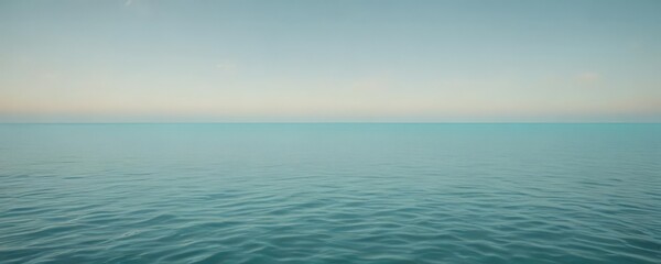 Fototapeta premium Gentle ombre from pale aqua to soft turquoise, abstract tranquil seascape , ombre, backdrop