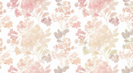 Elegant Floral Watercolor Pattern