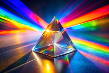 Hazy Prism Lighting With Iridescent Rainbow Tints