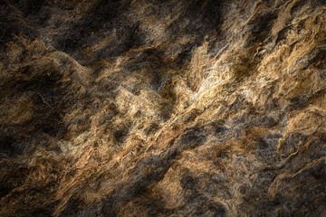 Textured Stone Abstract: A close-up captures the raw beauty of aged stone, with intricate textures sculpted over centuries by the elements. Rich brown and beige tones create an engaging, earthy.