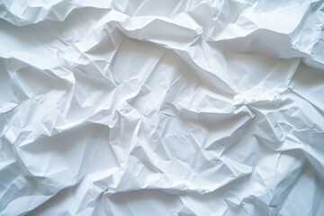 Obraz premium Crumpled white paper texture (2)