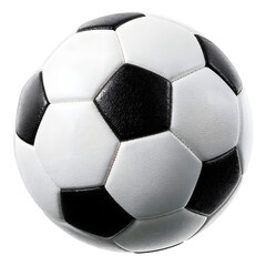 The Soccer Ball: A classic, graphic depiction of a soccer ball, expertly rendered with geometric precision, evoking the spirit of competition and the love for the game.