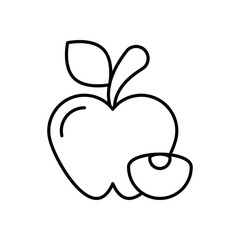 Apple vector icons stock illustration