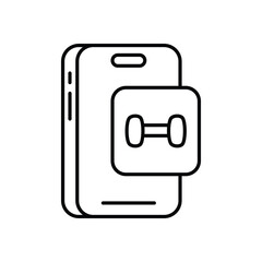 Obraz premium Mobile App vector icons stock illustration