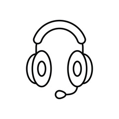 Headphones vector icons stock illustration