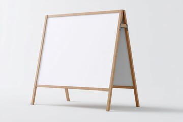 Blank A-frame signboard. Perfect for your message!
